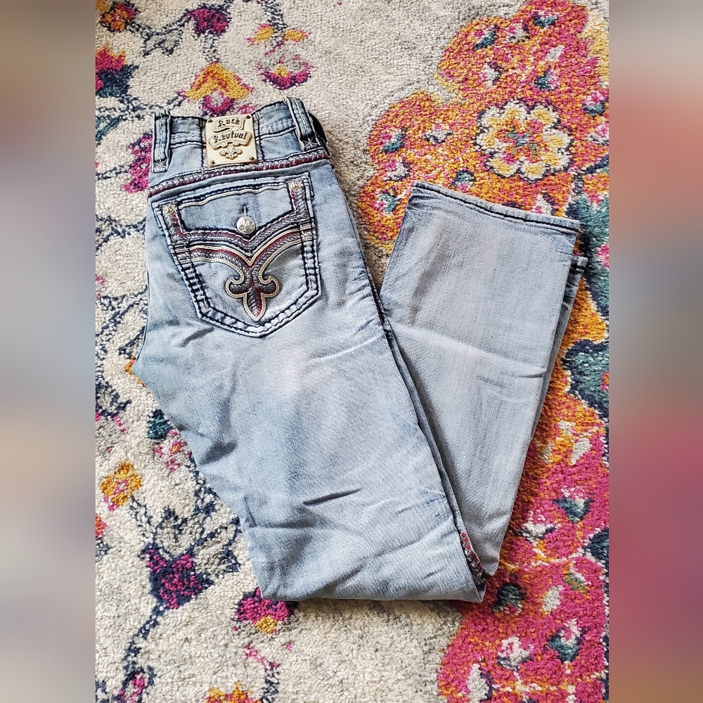 Rock Revival Light Blue Jeans